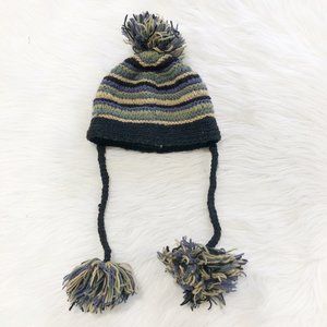 LAKHAY'S Collection 100% Wool Pom Winter Hat